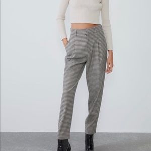 Plaid High Waisted Zara Trousers